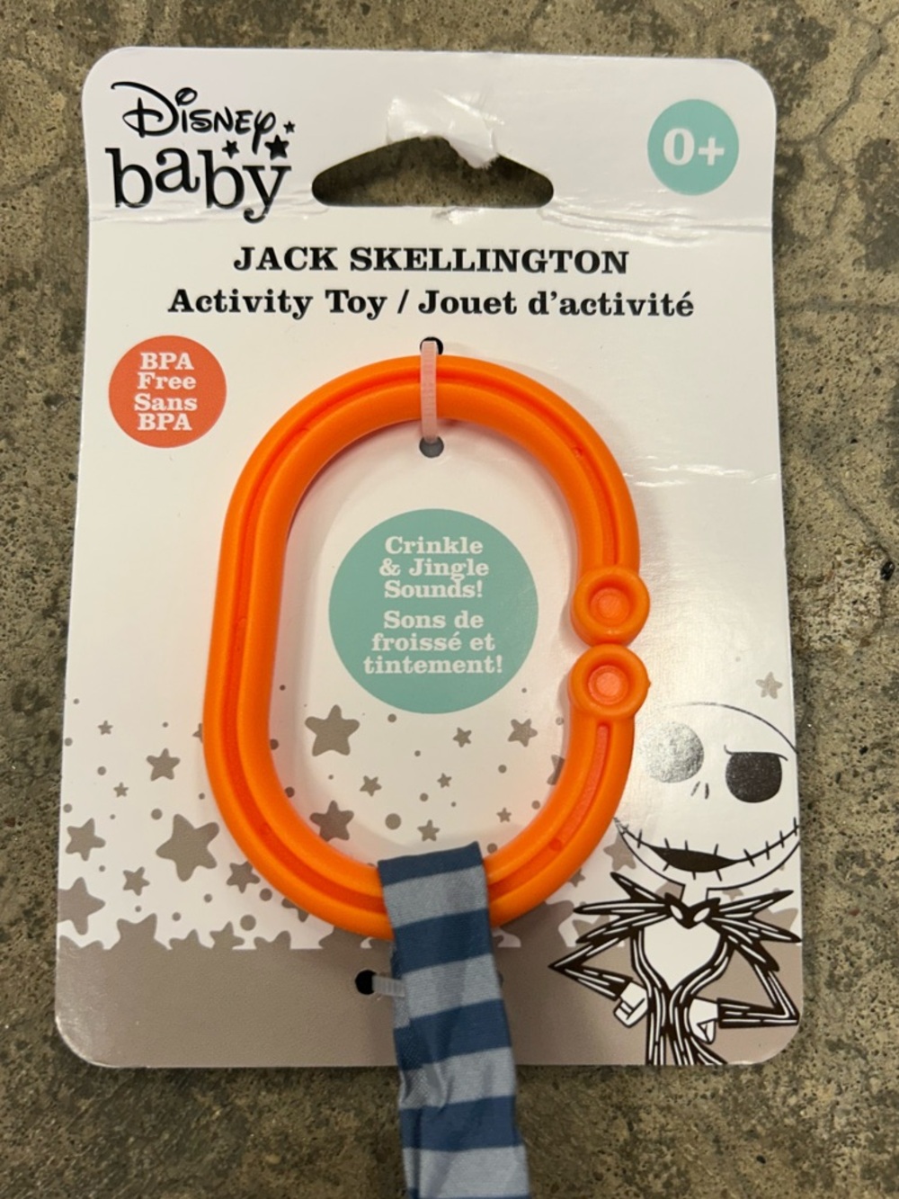 Disney Baby The Nightmare Before Christmas Jack Skellington Activity‎ Toy 0+ - Picture 3 of 4